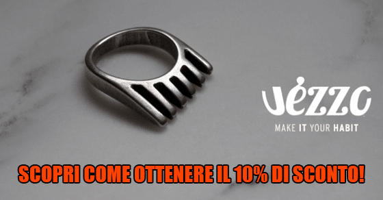 vézzo anello pettina barba coupon